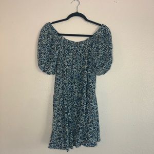 Wild Fable Dress | blue floral | size S